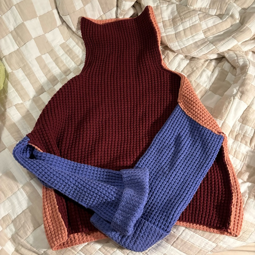 Free People Colorblocked Sweater